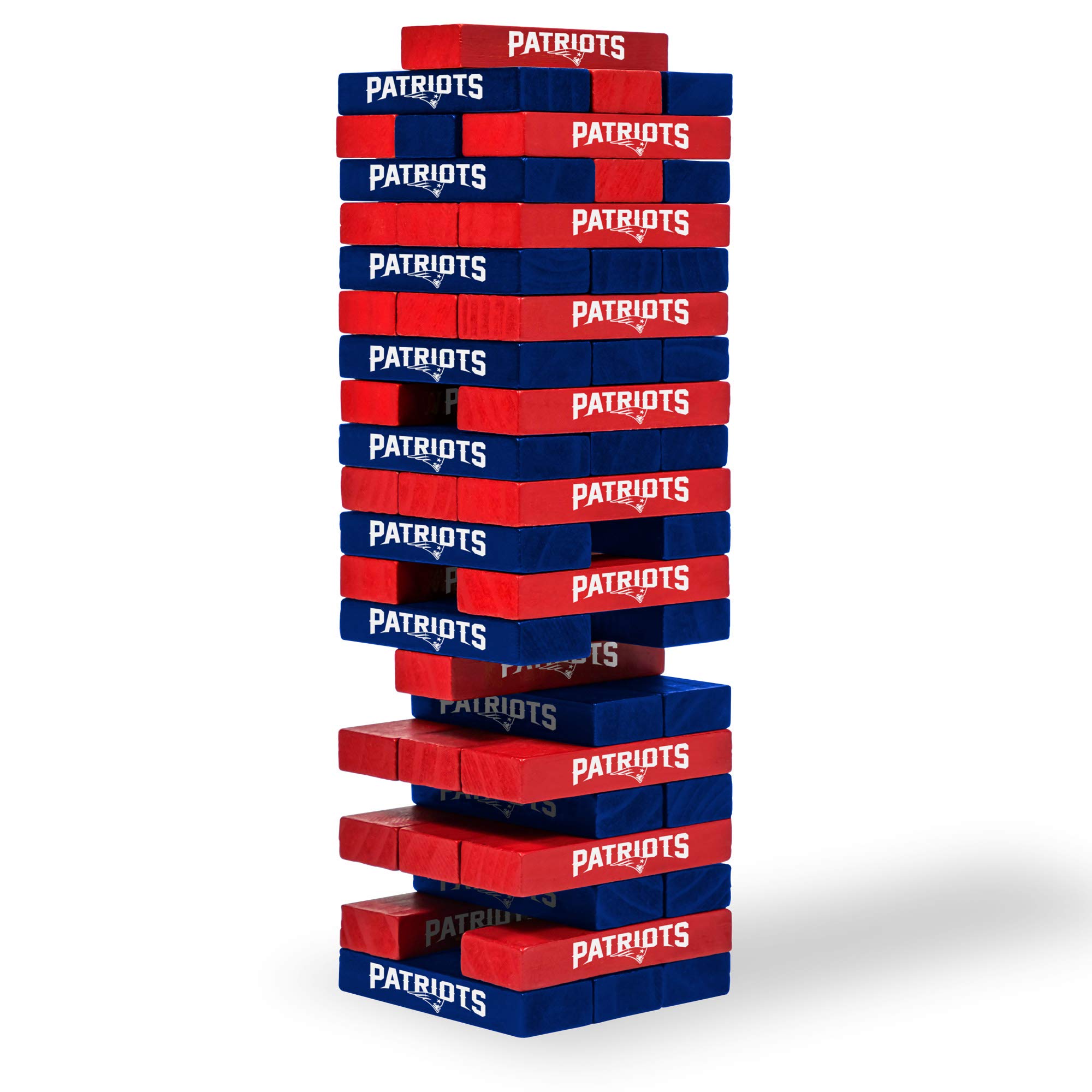 Wild Sports NFL New England Patriots Table Top Stackers 3" x 1" x .5", Team Color