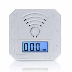 FDUIOSPF carbon Monoxide Detector ,cO gas Monitor Alarm Detector complies with UL 2034 Standards ,cO Sensor with LED Digital Display for 