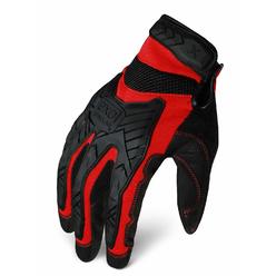 Ironclad EXO Motor Impact glove Work gloves, TPR Impact Protection, (1 Pair), EXO2-MIgR-02-S