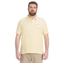 IZOD mens Big and Tall Advantage Performance Short Sleeve Solid Polo Shirt, Lemon, 5X-Large Tall US