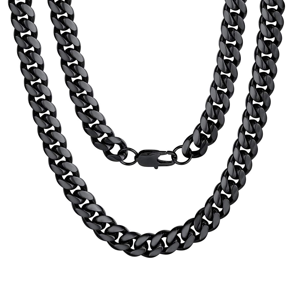ChainsPro Mens Necklace Chains Stainless Steel Cuban Chain Necklace 24 Inch Jewelry Mens Gifts for Dad