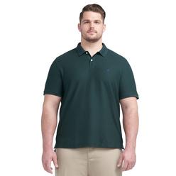 IZOD Mens Big  Tall Advantage Performance Short Sleeve Polo Shirt, Wild Fern, 4X-Large Big