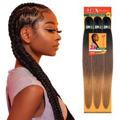 Sensationnel Xpression prestretched braiding hair - Kanekalon flame retardant smooth yaki braid hair extension 3X 58 inch (2 pac