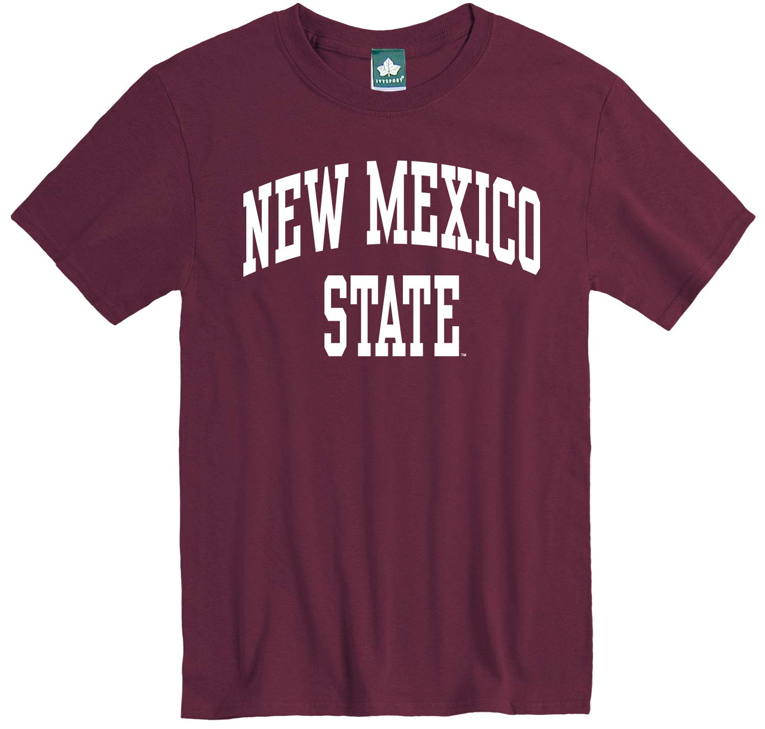 Barnesmith New Mexico State University NMSU Aggies Short Sleeve Adult Unisex T-Shirt, Classic, Maroon, Large