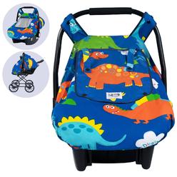 SMTTW Baby car Seat covers, Infant car canopy for Spring Summer Autumn Winter, Universal Fit, Snug Warm Breathable, car Seat can