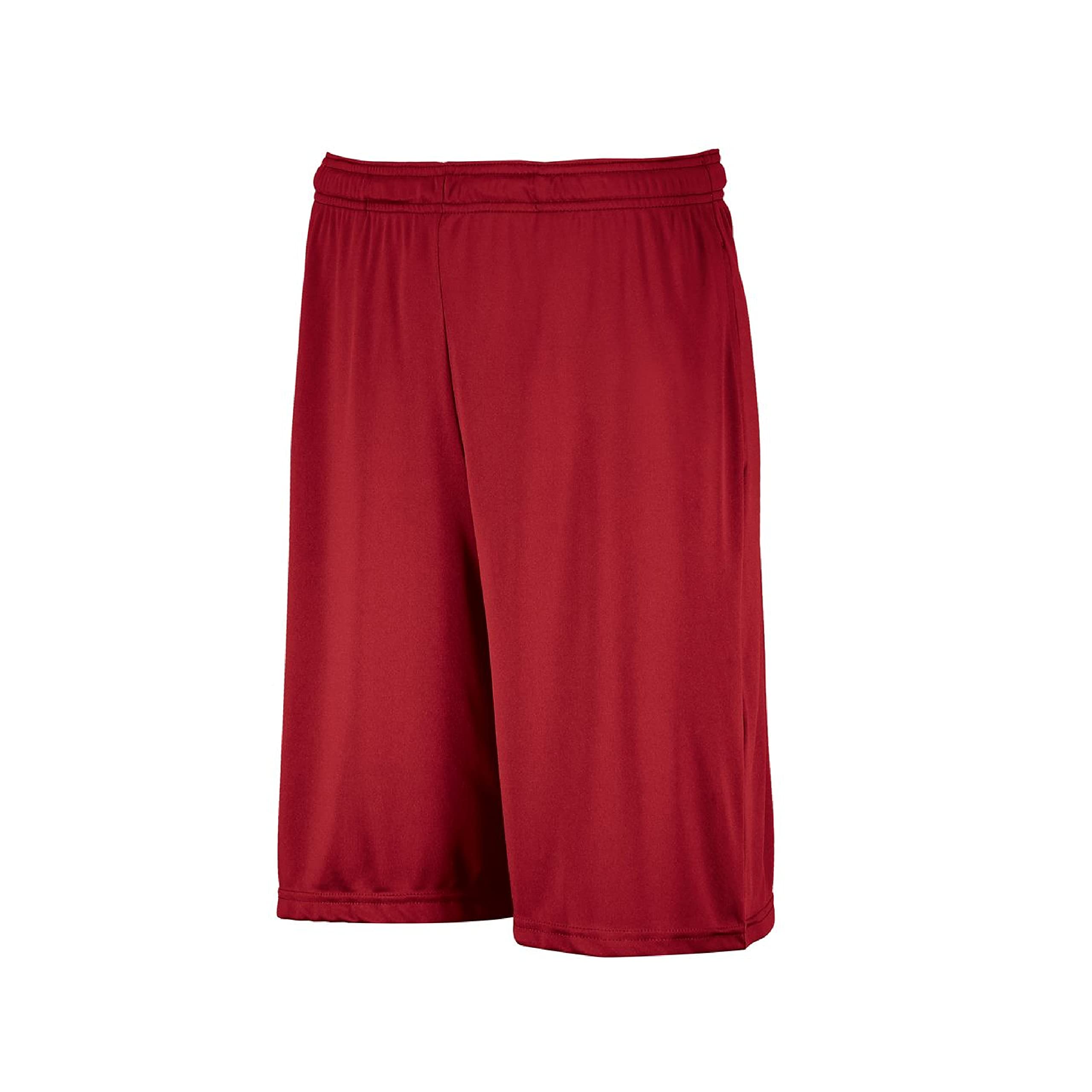 Russell Athletic Mens Standard Dri-Power Performance Short with Pockets, True red, 3XL