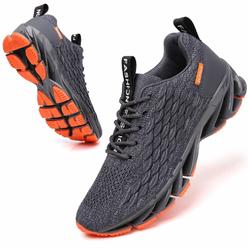 SKDOIUL Athletic Sneakers for Men grey Running Shoes Size 95 Stylish Sport Tennis Athletic Jogging Walking Trainers mesh Breatha