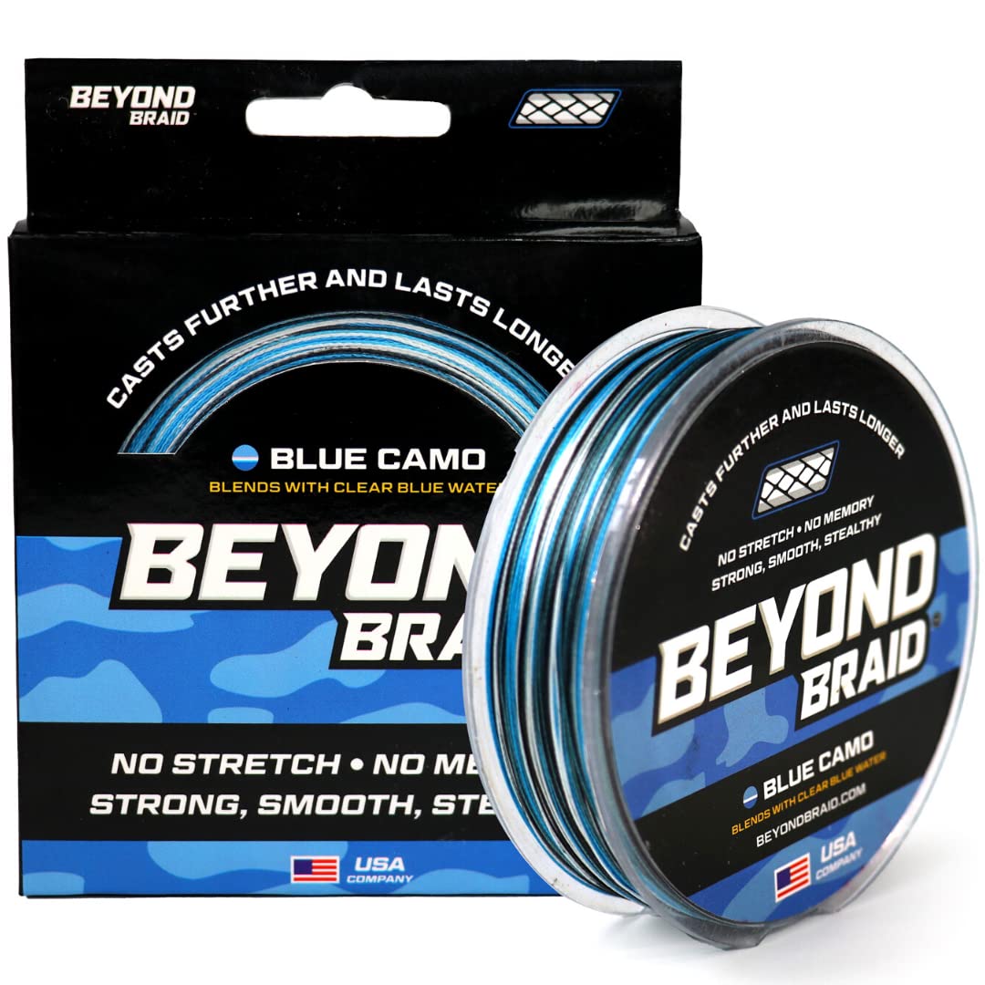 Beyond Braid Blue camo 500 Yards 10lb