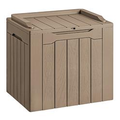 Devoko 30 gallon Resin Deck Box Outdoor Indoor Waterproof Storage Box for Patio Pool Accessories Storage for Toys cushion garden