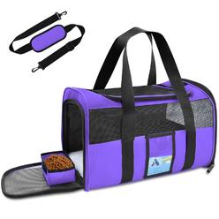 Refrze Large Pet Carrier Dog Carrier, Cat Carrier for 2 Cats Large Cats, Dog Carrier for Medium Dogs, Soft Pet Carrier for Cats 