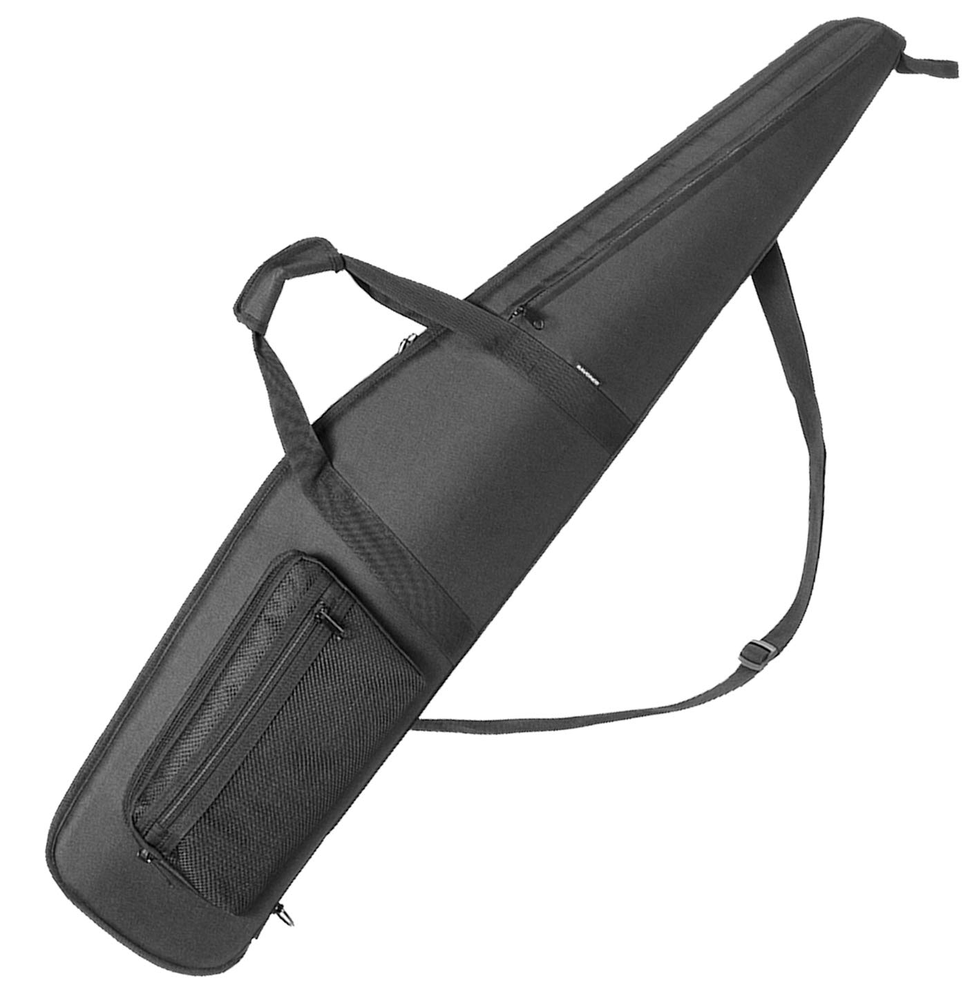 RAVOINcc Rifle case Soft Shotgun cases - Water Resistant gun carry Bag for Scoped Rifles with 3 Accessory Pockets Adjustable Sho