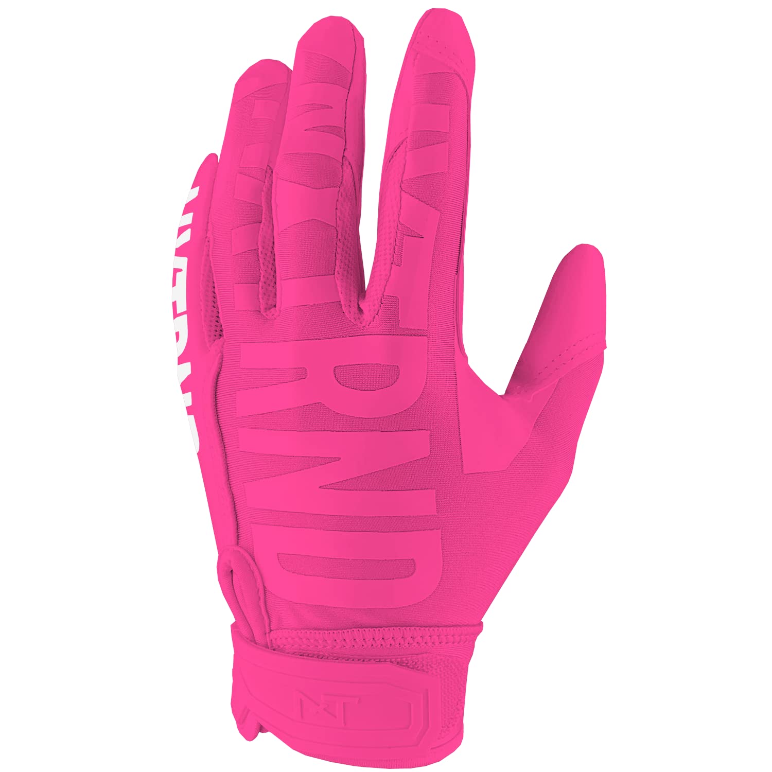 NXT NXTRND Nxtrnd g1 Pro Football gloves, Mens & Youth Boys Sticky Receiver gloves (Pink, Small)