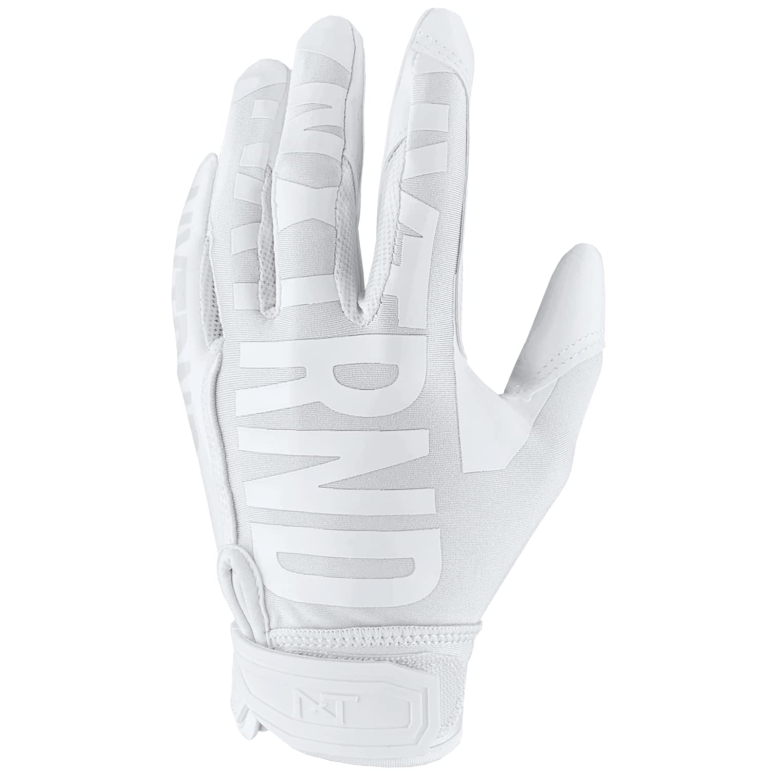 NXT NXTRND Nxtrnd g1 Pro Football gloves, Mens & Youth Boys Sticky Receiver gloves (White, X-Large)