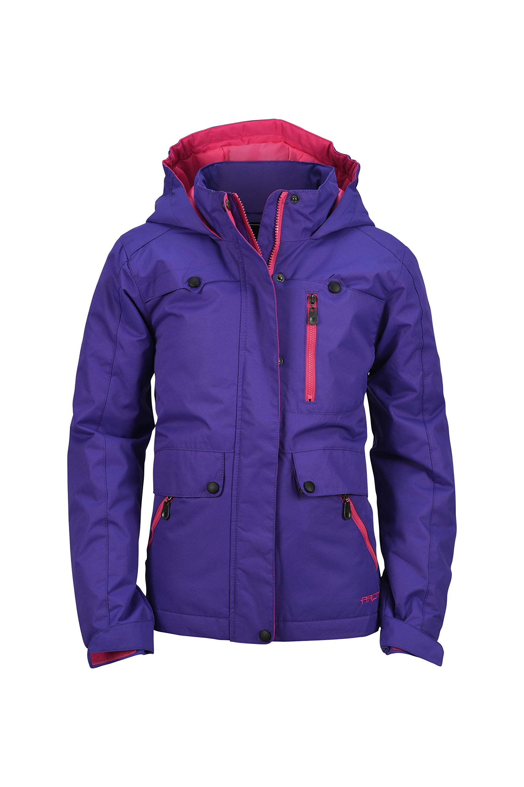 Arctix Kids Jackalope Insulated Winter Jacket, Purple, 4T
