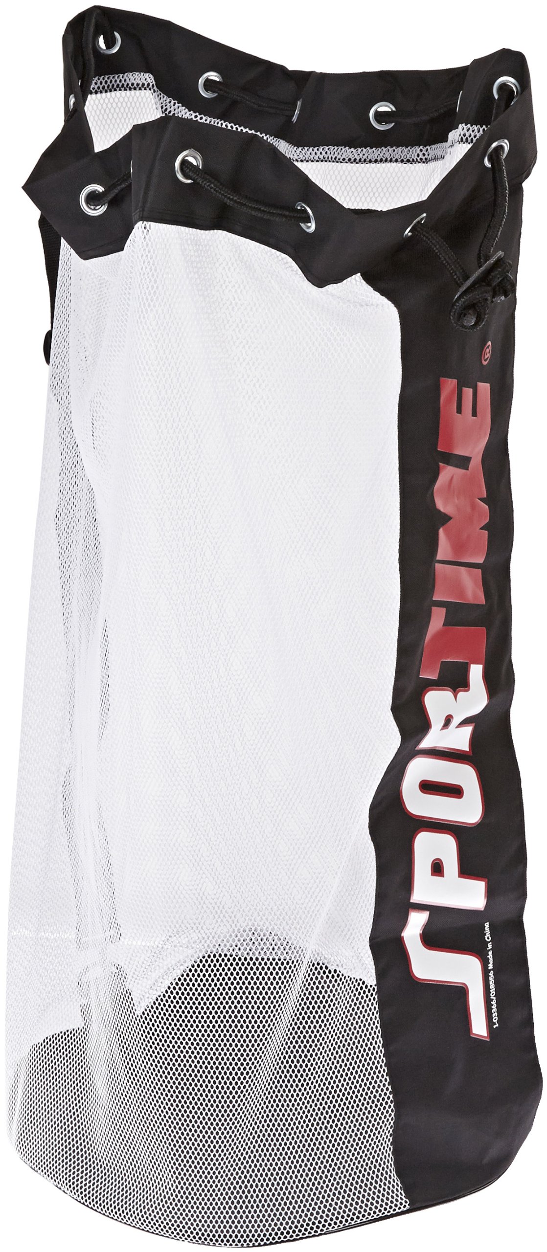 Sportime Big Mesh Bag - 18 12 x 36 inches - White and Black
