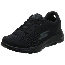 Skechers Mens gowalk 5 Qualify-Athletic Mesh Lace Up Performance Walking Shoe Sneaker, Black 2, 9 X-Wide