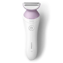 Philips Beauty Lady Electric Shaver Series 6000, cordless with 4 Accessories, BRL13600, White