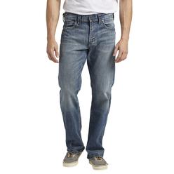 Silver Jeans co Mens gordie Loose Fit Straight Leg Jeans, Medium Vintage, 30W x 34L