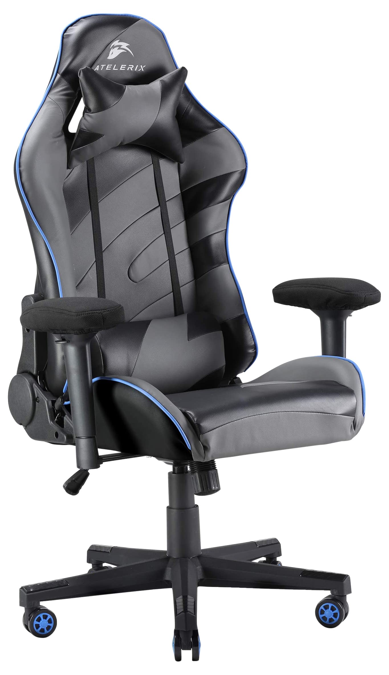 JOOLA Atelerix Ventris Equinox PU Leather gaming chair - Desk, Office or computer chair - Tilting Mechanism & Ergonomic Adjustable Swi