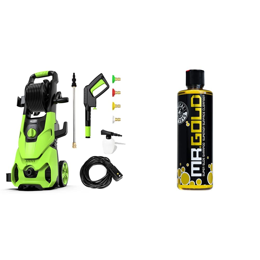 Rock Rocker Powerful Electric Pressure Washer Green Chemical Guys