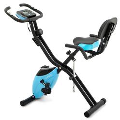 LANOS Workout Bike For Home - 2 In 1 Recumbent Exercise Bike and Upright Indoor cycling Bike Positions, 10 Level Magnetic Resist