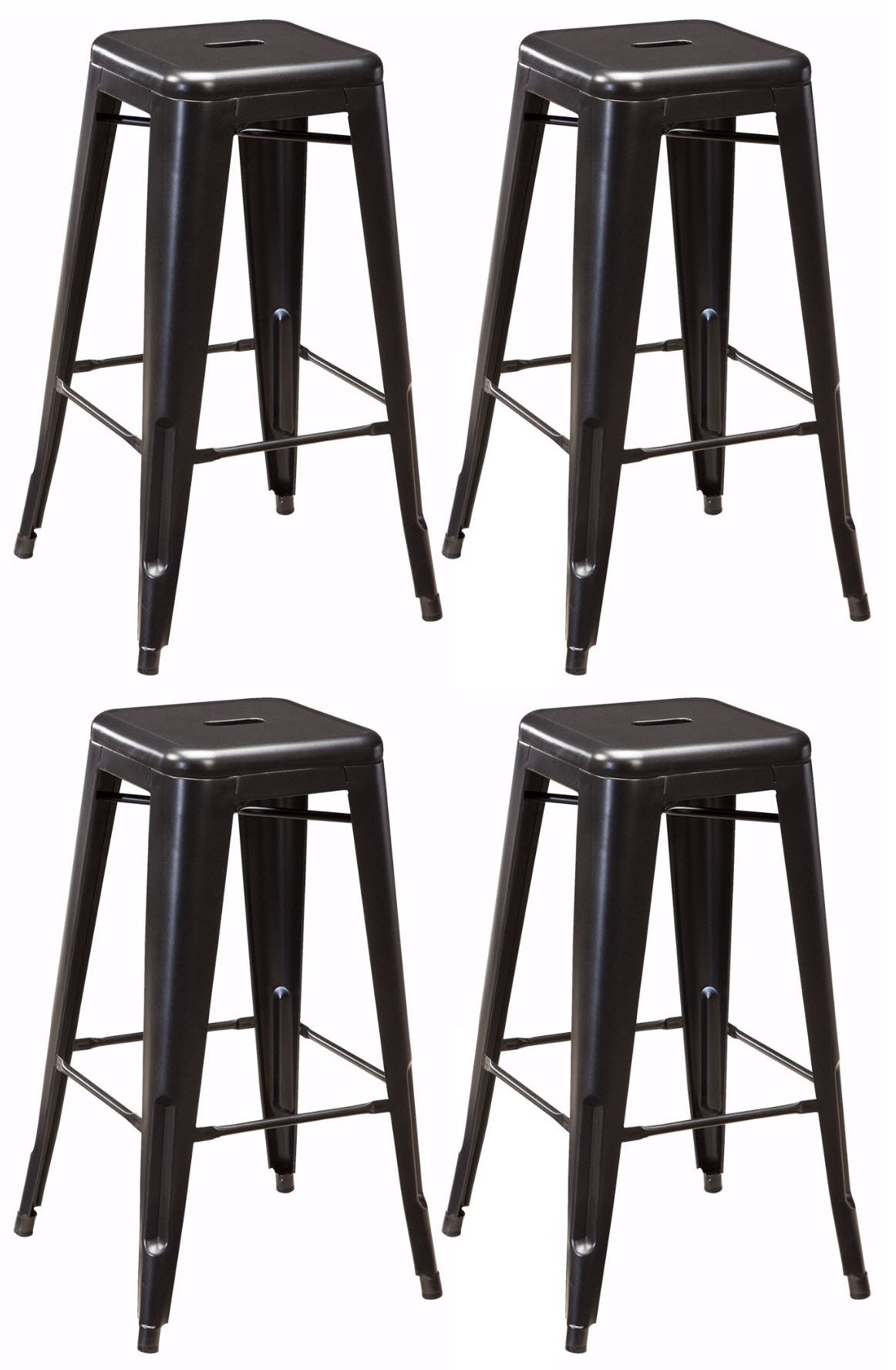 Signature Design by Ashley Furniture Signature Design - Pinnadel Barstool - Pub Height - Vintage casual - Set of 4 - gray