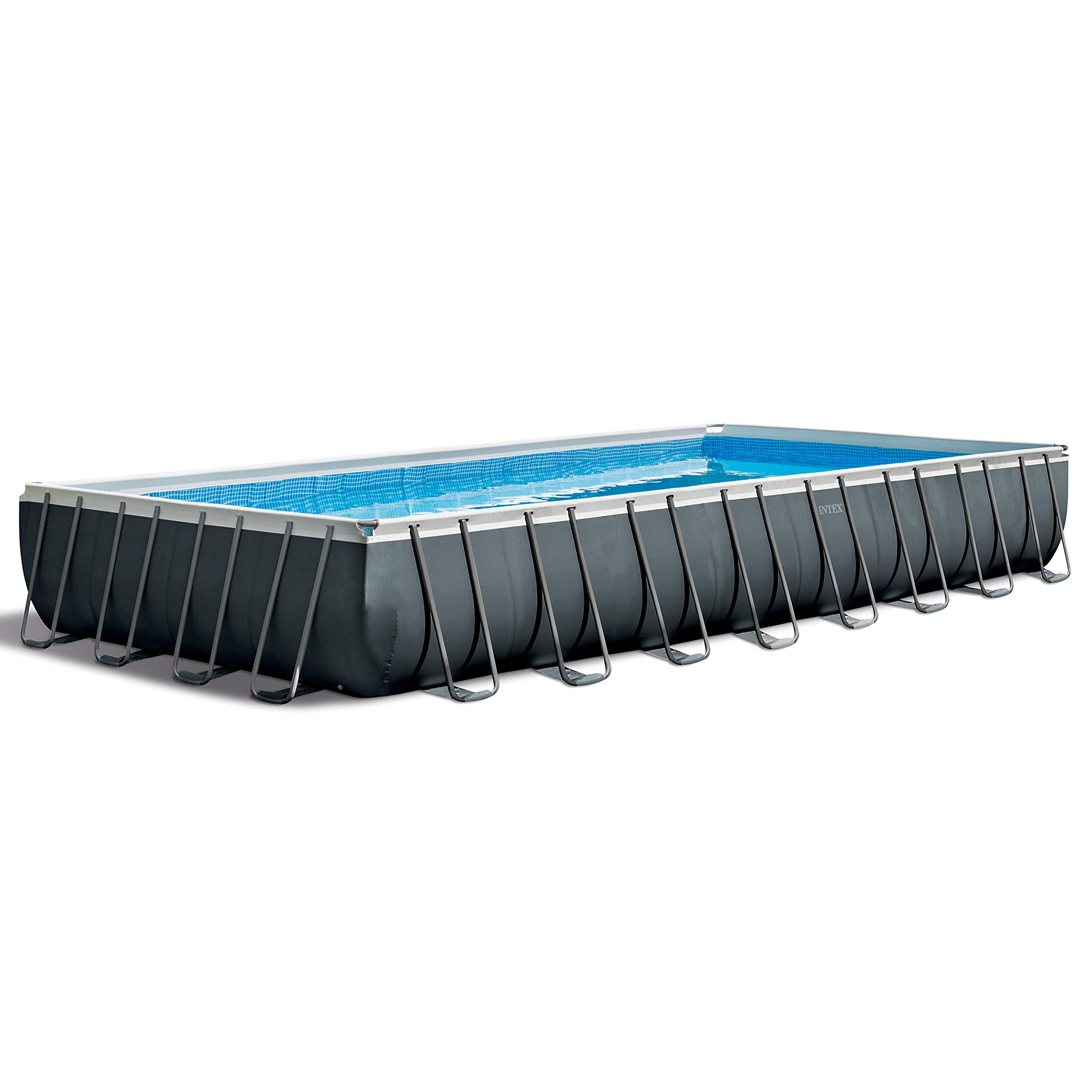INTEX 26377EH 32ft x 16ft x 52in Ultra XTR Pool Set with Sand Filter Pump  Saltwater System and Pool Volleyball Set