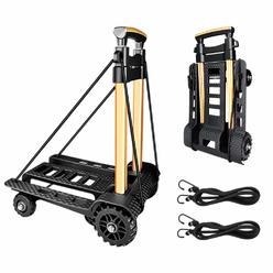 Numhew Black Aluminium Alloy Folding Luggage Cart With Luggage Strap Backpack Trolley Wheeled Cart For Bags H3n8y1g9 Numhew Black Aluminium Alloy Folding Luggage Cart With Luggage Strap Backpack Trolley Wheeled Cart For Bags H3n8y1g9