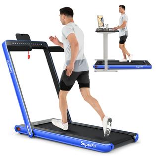Goplus in Folding Treadmill with Dual Display Superfit
