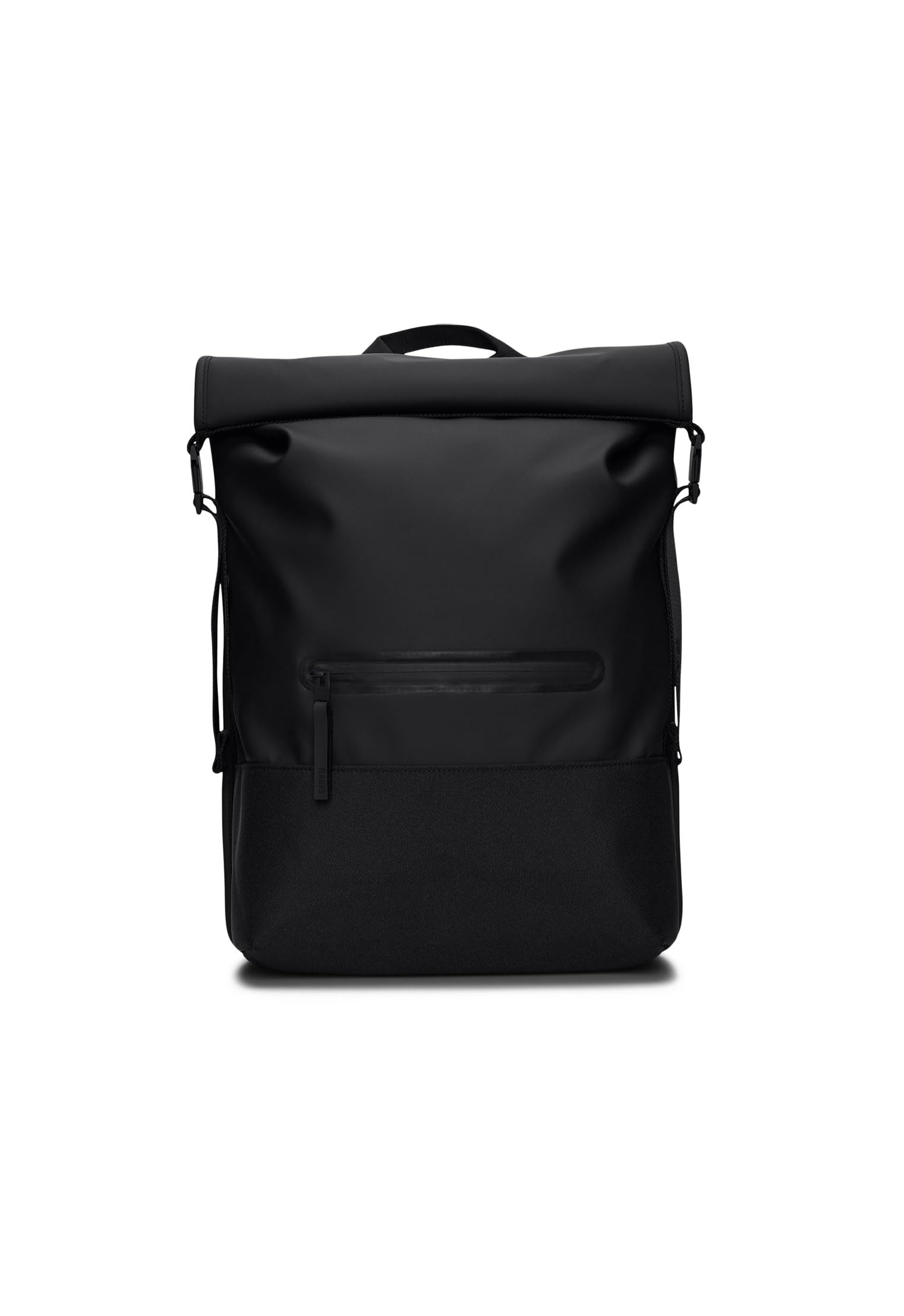RAINS Trail Rolltop Backpack (Black) display picture 1