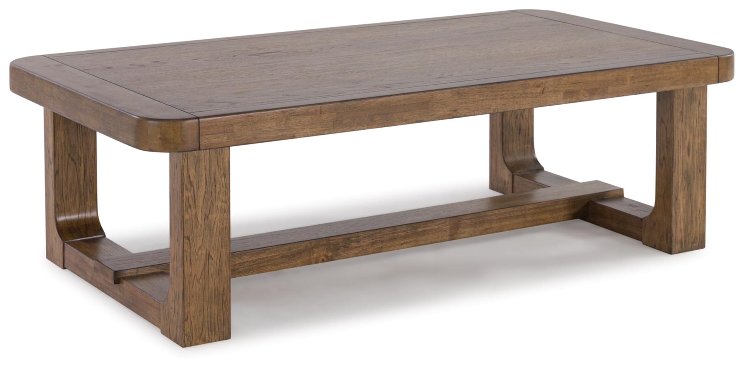 Signature Design by Ashley Cabalynn Traditional Farmhouse Coffee Table Brown