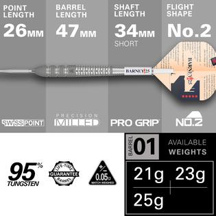 Target Swiss Barney25 Raymond van Barneveld 95% Tungsten - Dartshop Zaanstad Target Swiss Barney25 Raymond van Barneveld 95% Tungsten - Dartshop Zaanstad