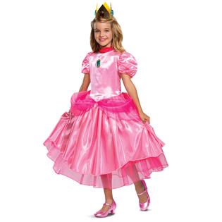 princess peach dress amazon Amazon.com: AmzManch Princess Dress for Girls Deluxe Lace Costume Cosplay Party Dress Up Outfit with Accessories 3-4T : Clothing, Shoes & Jewelry
