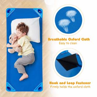Kotek KOTEK Stackable Sleeping Daycare Cots for Kids Portable