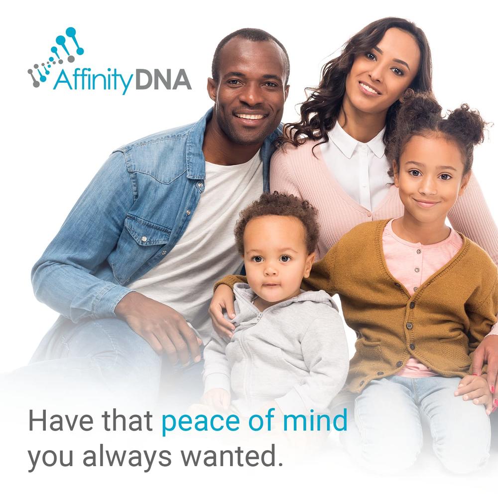Unity Genetic Testing Kit AffinityDNA Paternity DNA Test Kit | 99.99% Accurate Genetic Swab Test ...