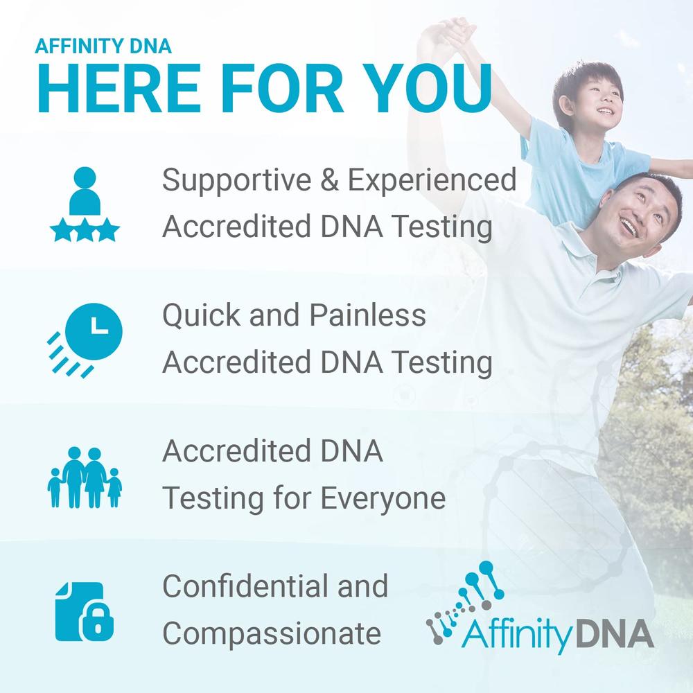 Mp Dna Test AffinityDNA Paternity DNA Test Kit | 99.99% Accurate Genetic Swab Test ...