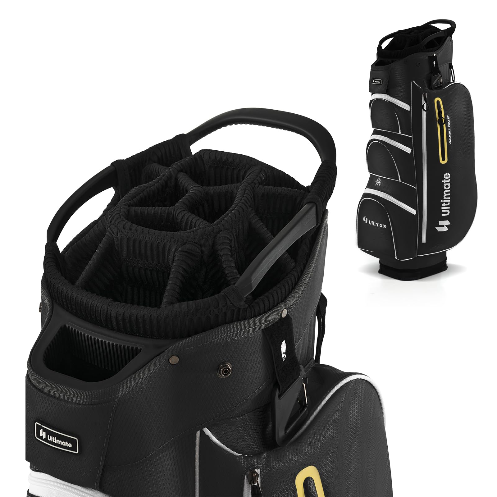 Gymax GYMAX Golf Bag 15 Way Divider Golf Cart Bag with Zipper