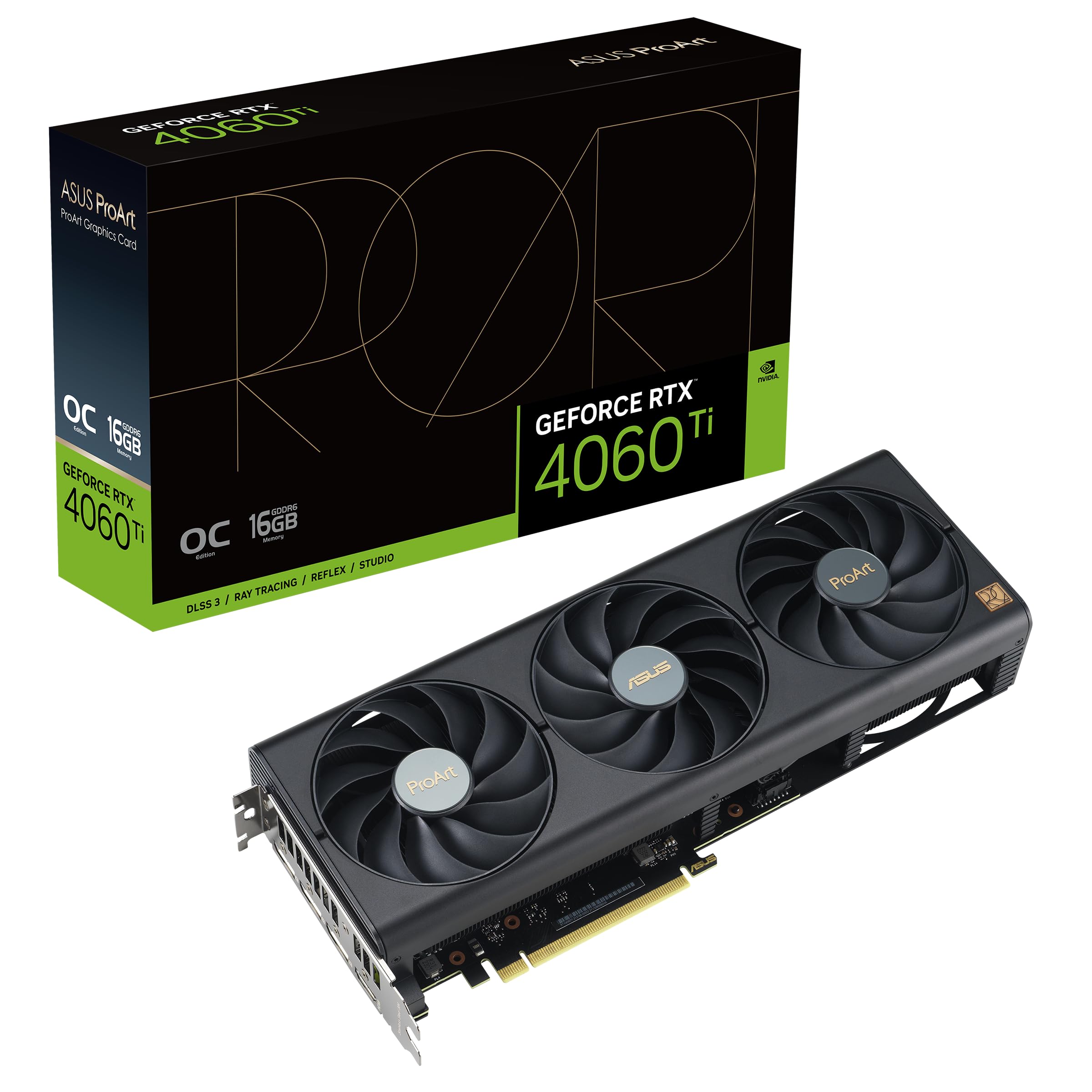 90YV0JH2-M0NA00 ASUS ProArt GeForce RTX 4060 Ti OC Edition 16GB 