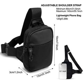 LKEX Mini Sling Bag Men Small Crossbody Bag Women Fanny Packs