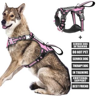 WINSEE Service Dog Vest No Pull Dog Harness with Dog Patches
