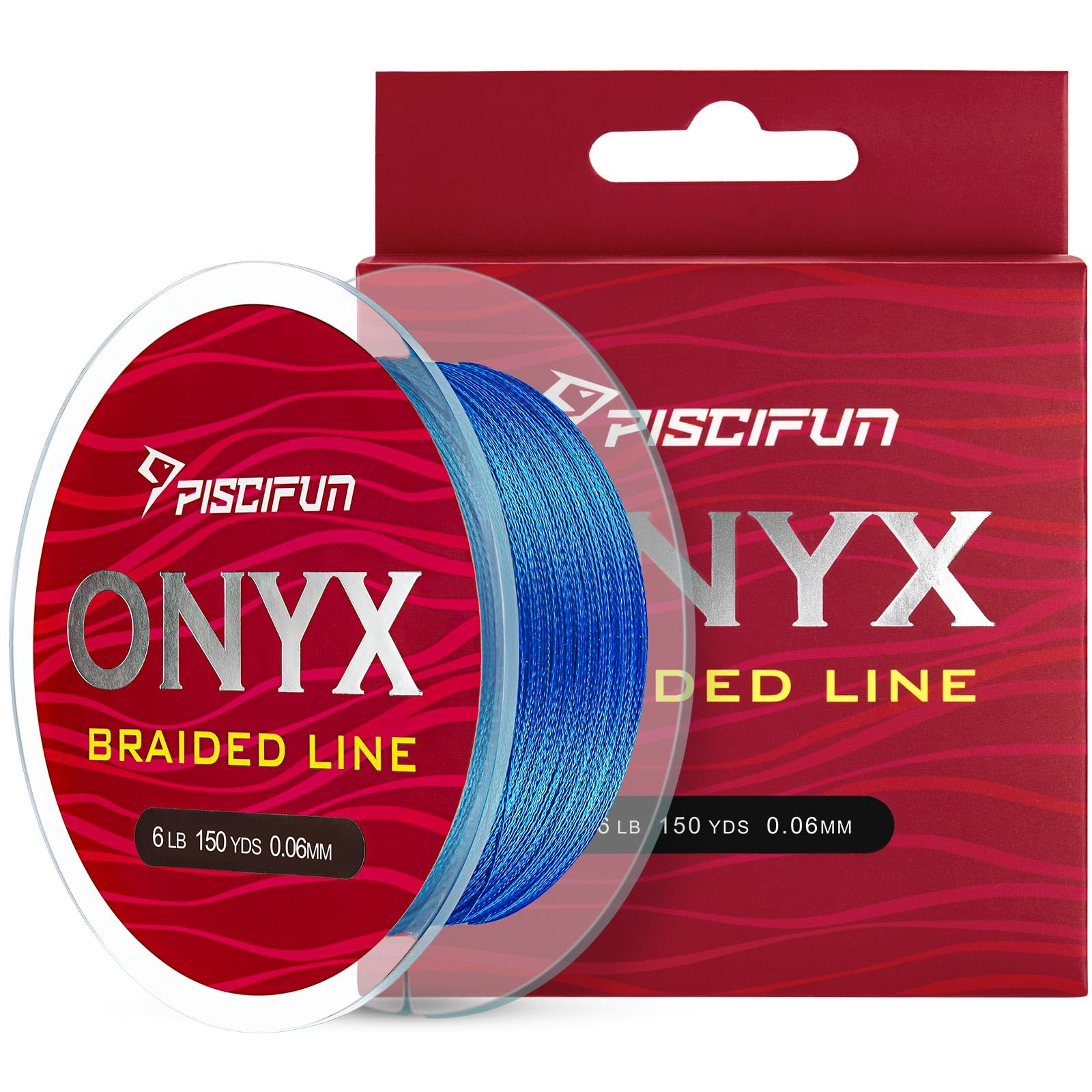 Piscifun Onyx Braided Fishing Line Advanced Superline Braid Lines 547Yd 20lb  Blue