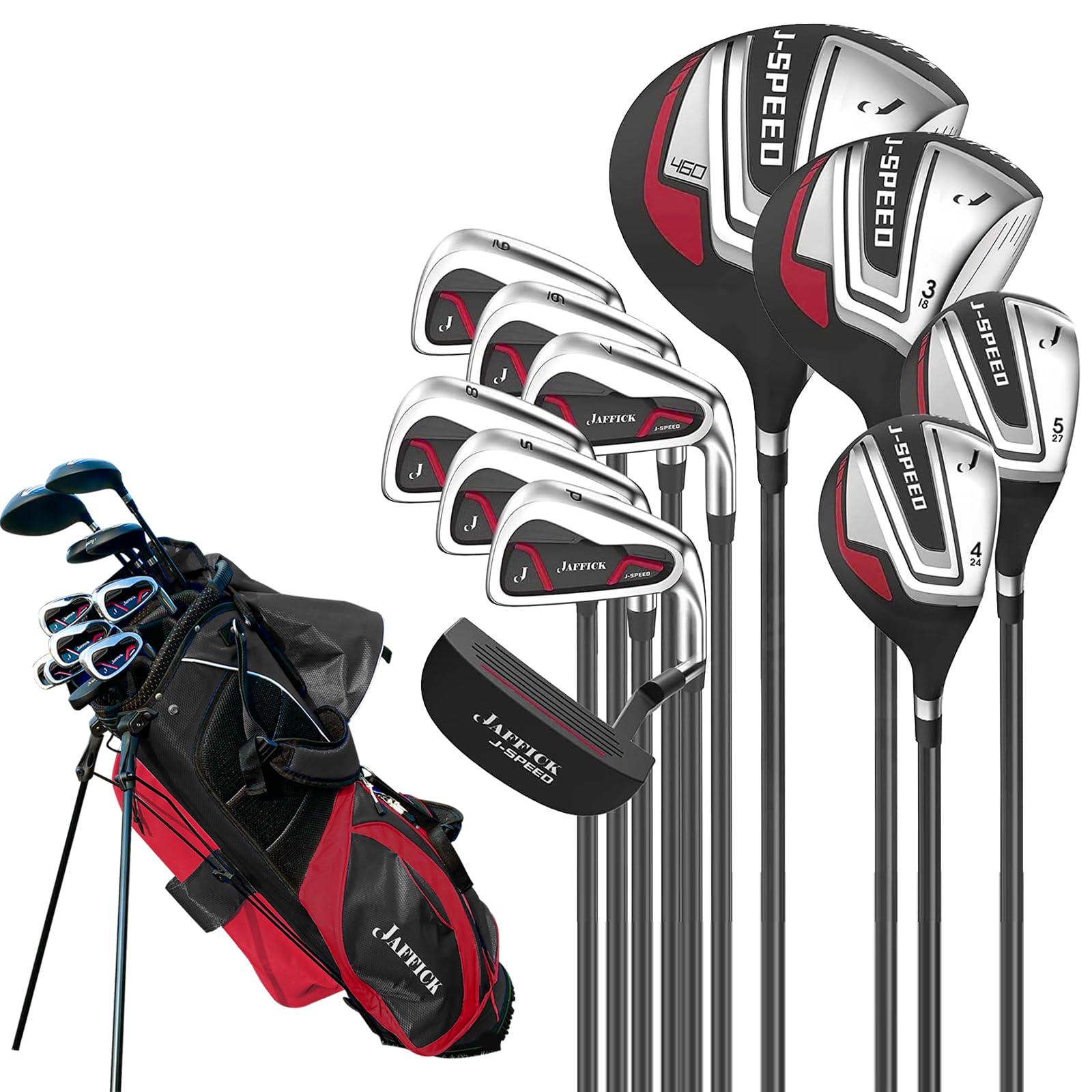 Jaffick Complete Golf Club Sets for Men 12 Piece Includes Golf
