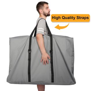 Uranshin Large Outside Folding Chair Storage Bag with Zipper and