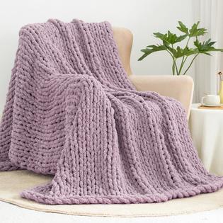 Carriediosa Chunky Knit Throw Blanket 50