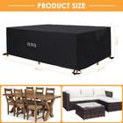 Amazon Rectangular Outdoor Patio Table With Chair Cover FUTGI