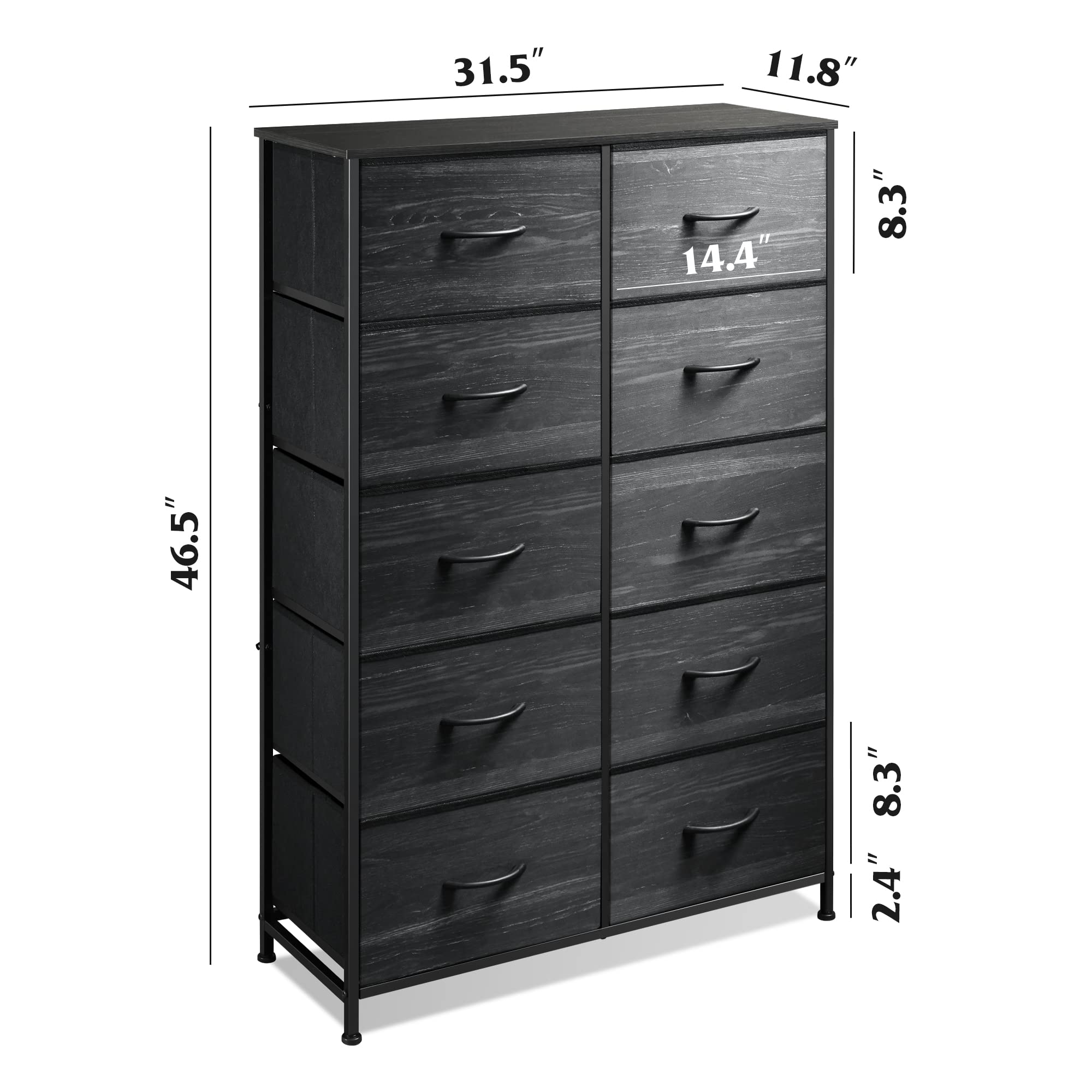 tall 10 drawer dresser from Sears.com