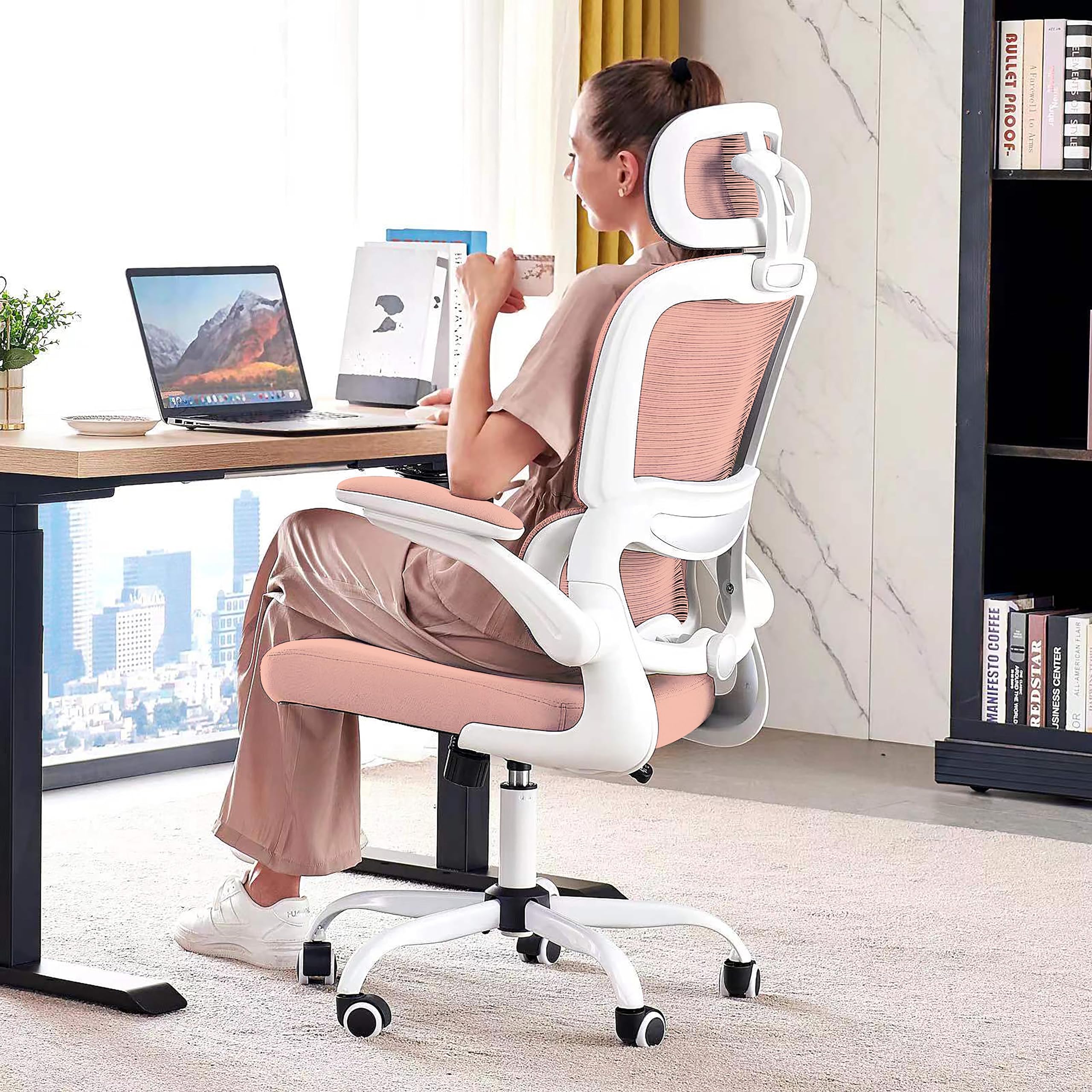 TRALT Office Chair Ergonomic Desk Chair 330 LBS Home Mesh Office