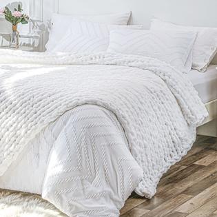 Bigacogo Chunky Knit Blanket Throw 40