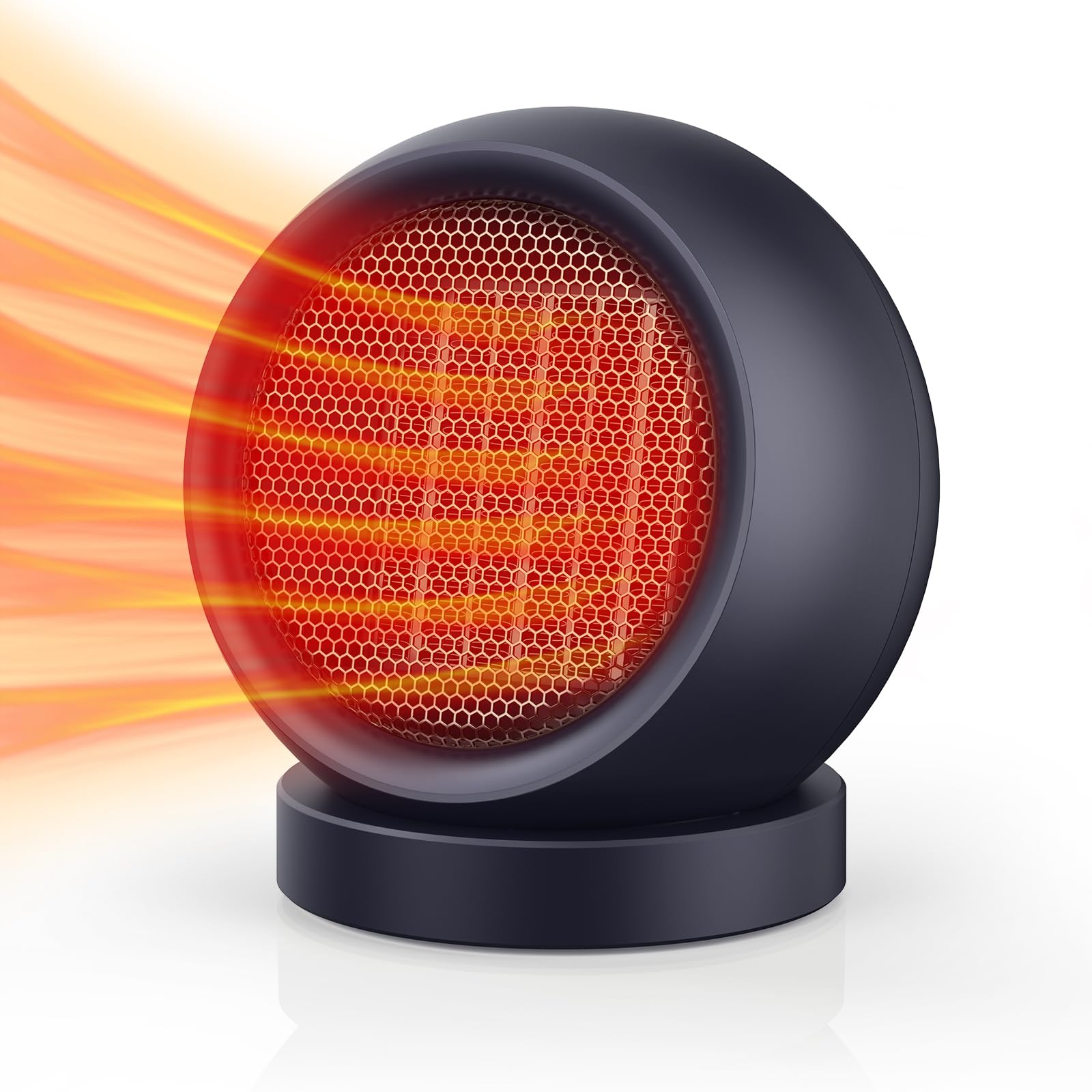 Coolfor Desk Heater 600W Energy Efficient Space Heater for