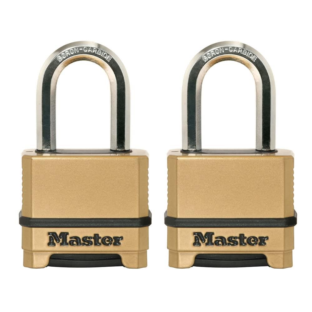 Master Lock Gold Outdoor Combination Lock Heavy Duty Weather Resistant ...